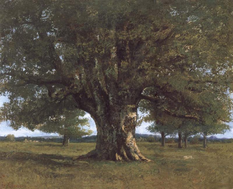 Gustave Courbet The Oak of Flagey Germany oil painting art